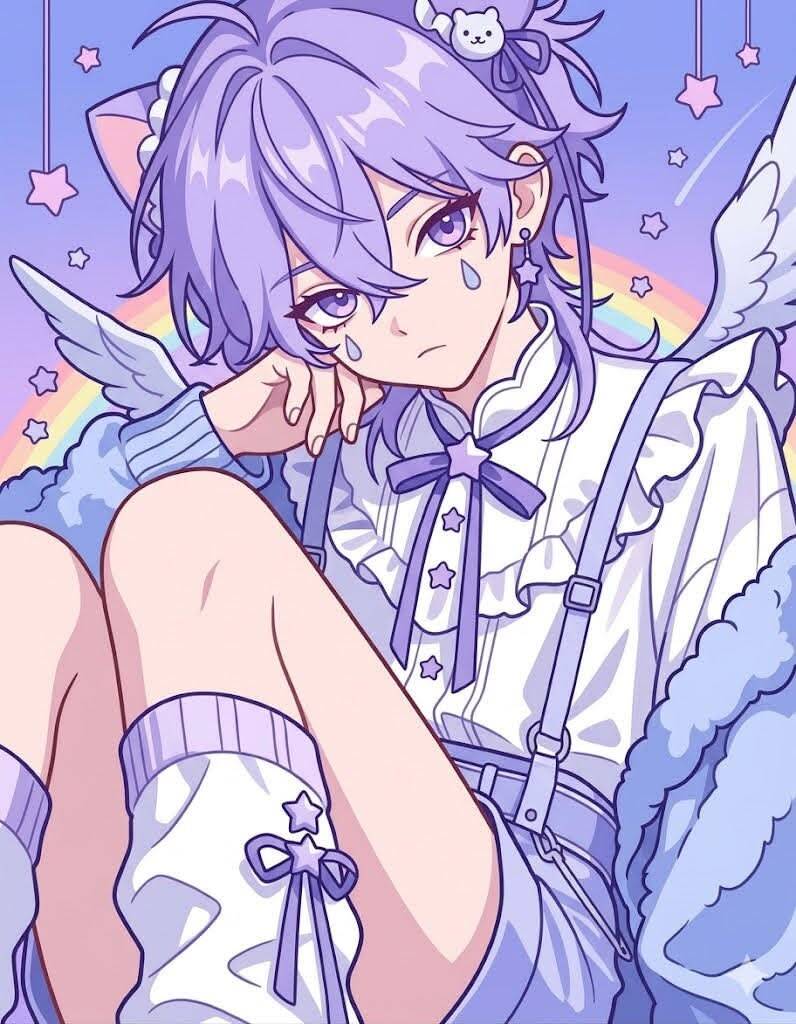 Femboy Pfp Profile Picture with Cat Ears and Kawaii Style