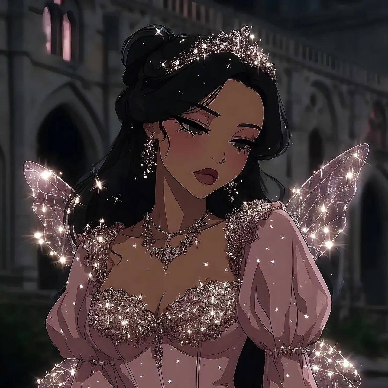 Girl​ Instagram pfp Profile Picture of Enchanted Princess