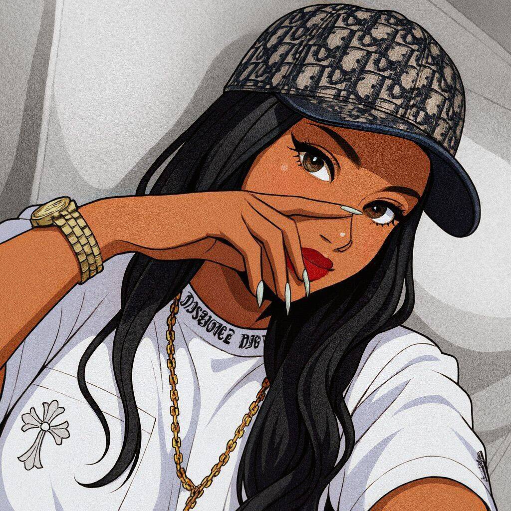 Girl​ Instagram pfp Profile Picture with Stylish Cap