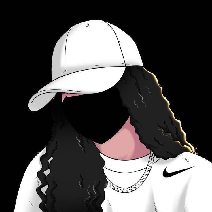 Girl​ Instagram pfp Profile Picture with White Cap