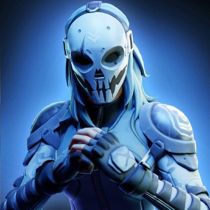Fortnite with Blue Skeleton Skin pfp Profile Picture
