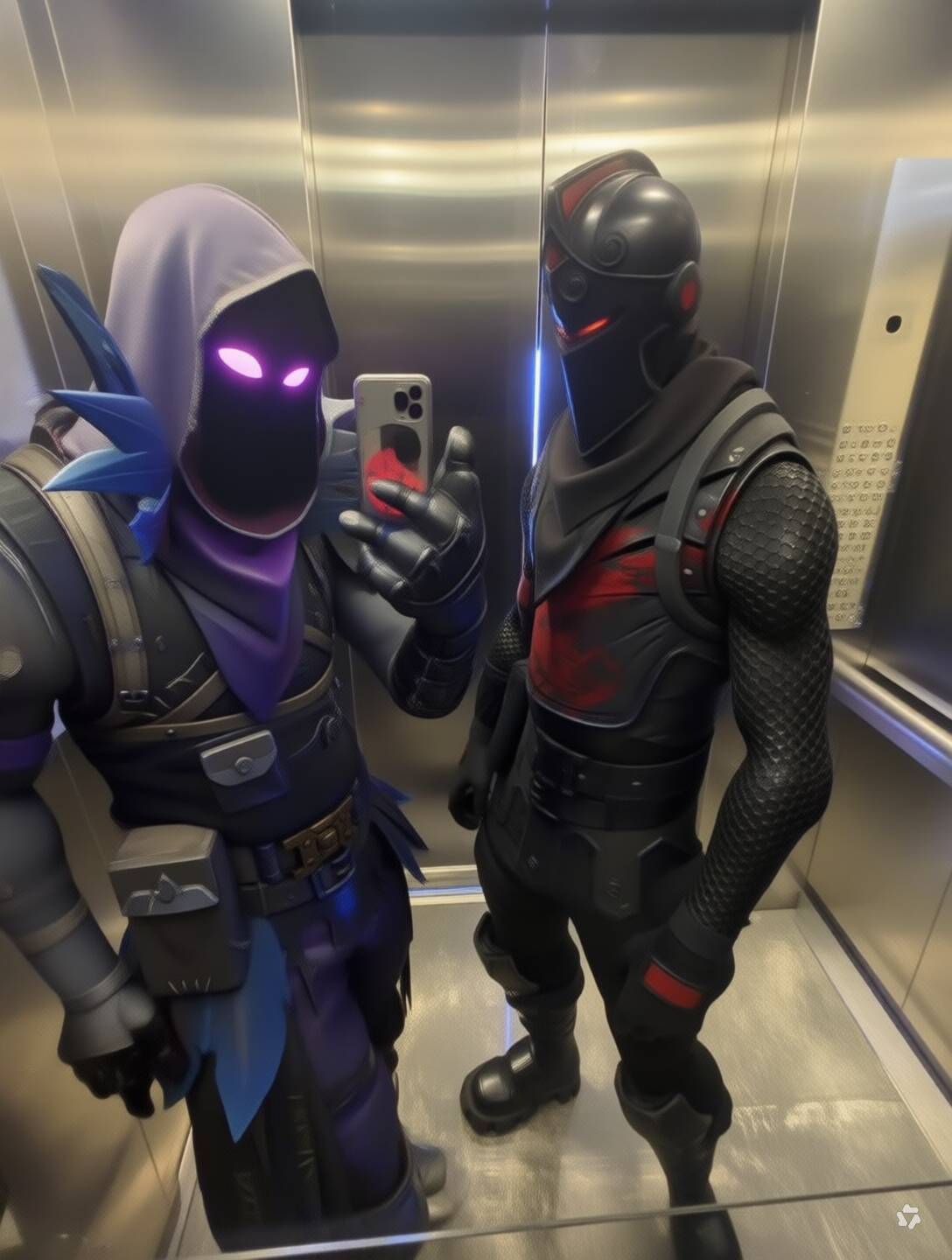 Fortnite with Mysterious Characters pfp Profile Picture