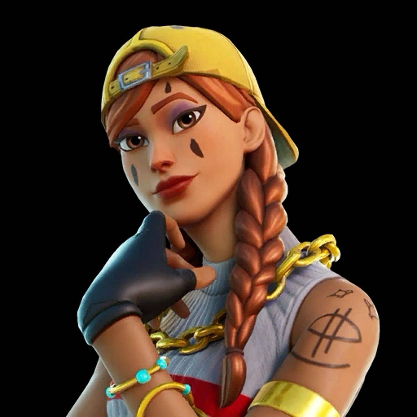 Fortnite Stylish Girl with Cap pfp Profile Picture