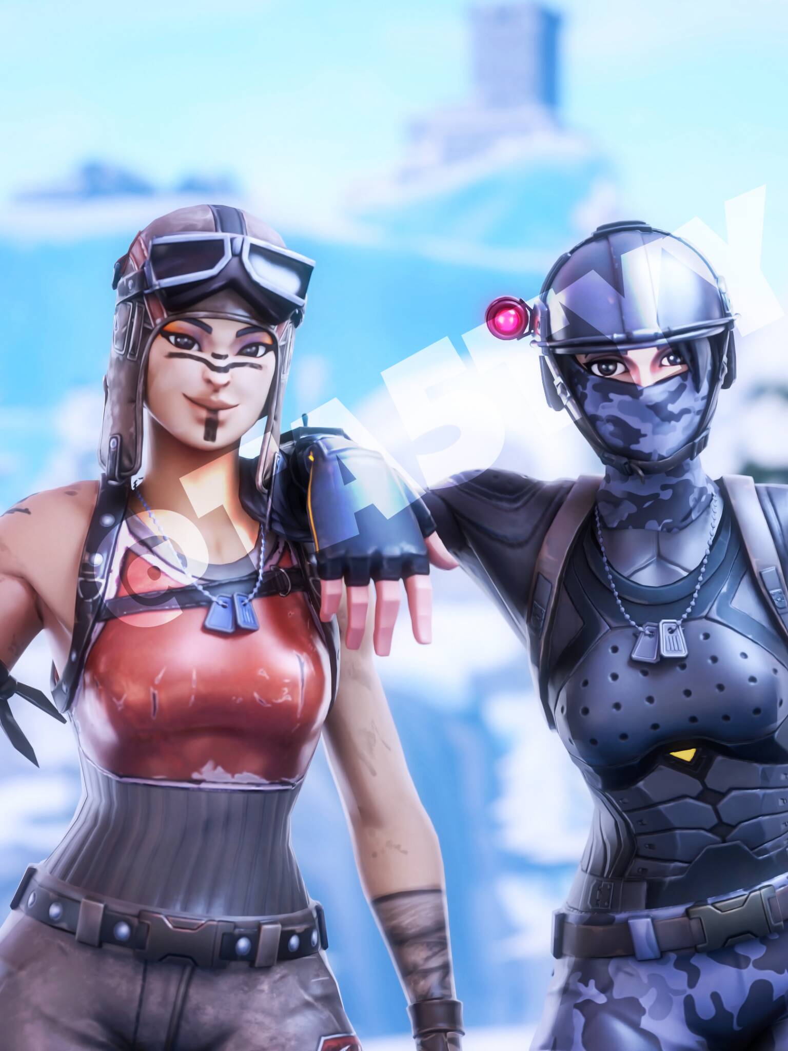 Fortnite Stylish Girls in Action pfp Profile Picture