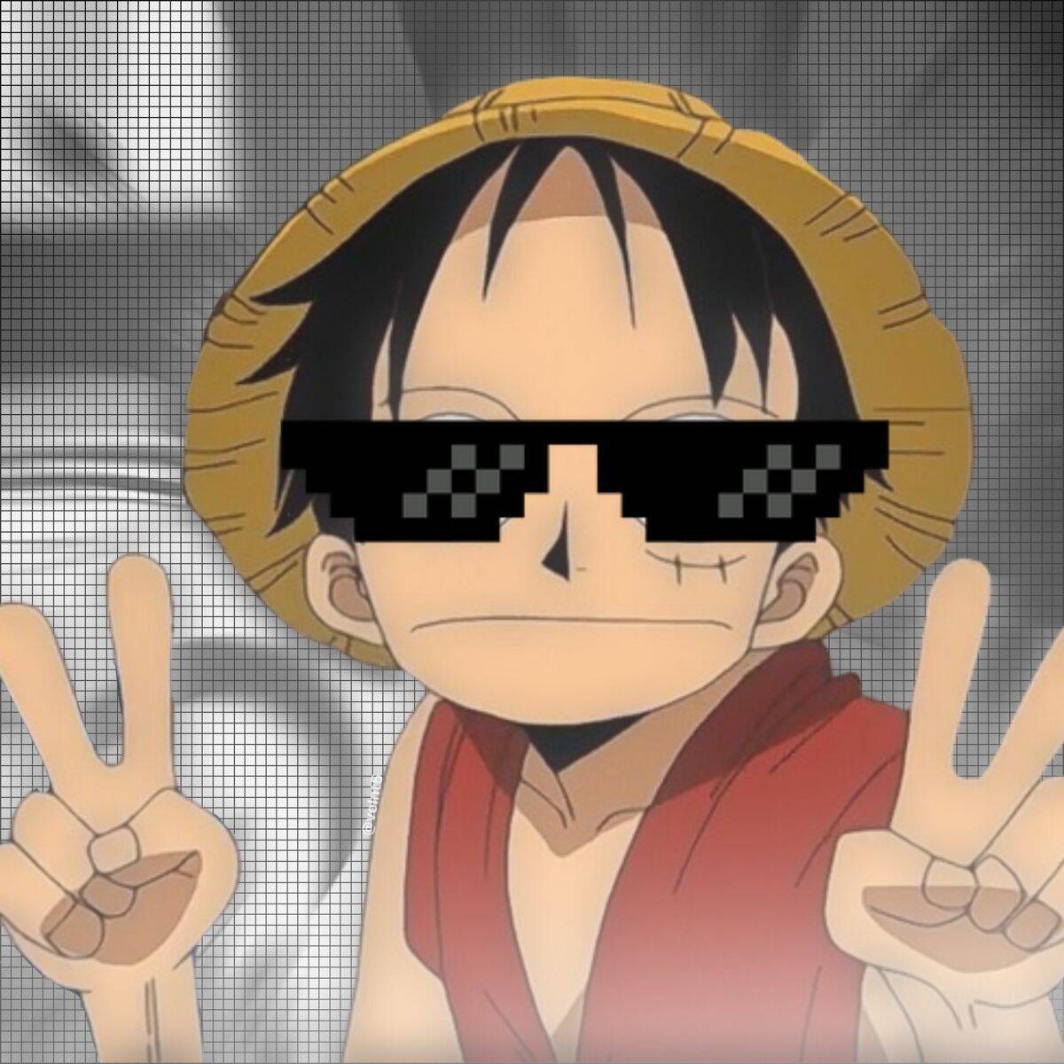 Funny Anime pfp Profile Picture with Glasses