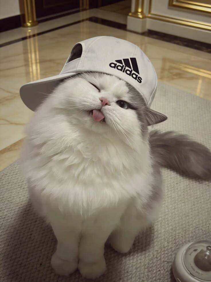 Funny Cat pfp Profile Picture with Cap