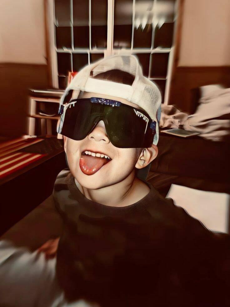 Funny Child Instagram pfp Profile Picture with Glasses