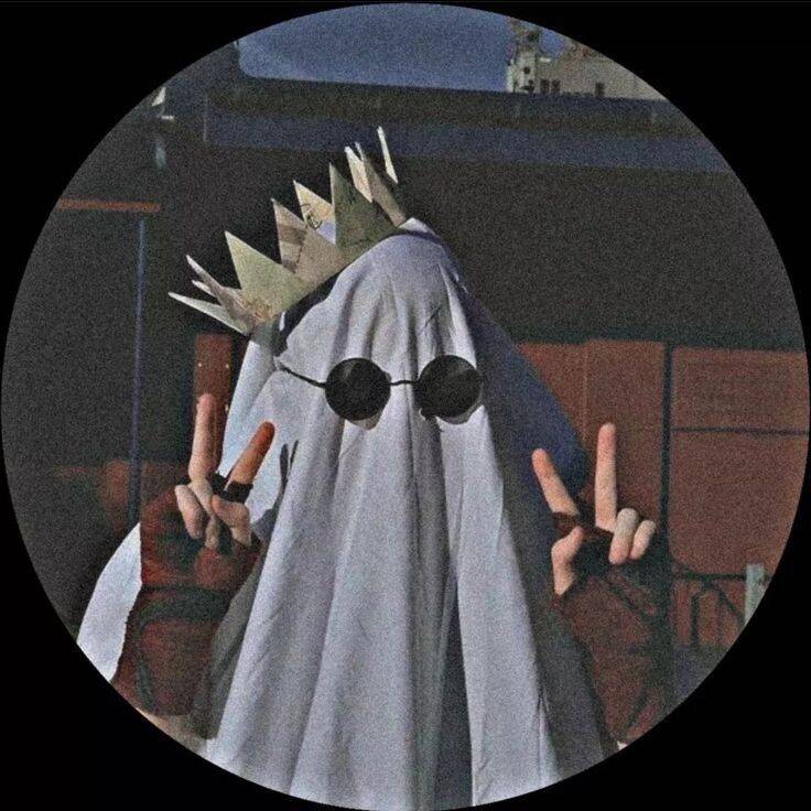 Funny Ghost with Glasses pfp Profile Picture