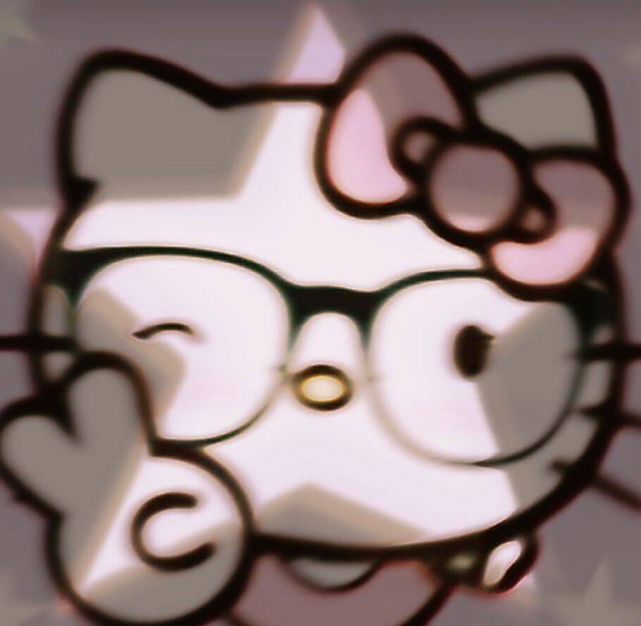 Funny Hello Kitty pfp Profile Picture with Sunglasses