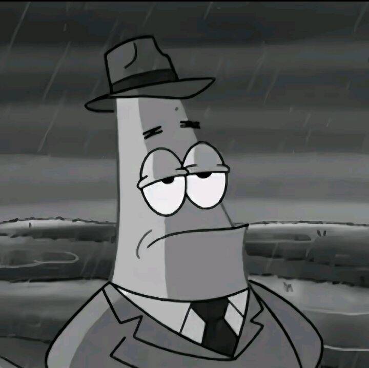 Funny pfp Profile Picture of Detective Patrick
