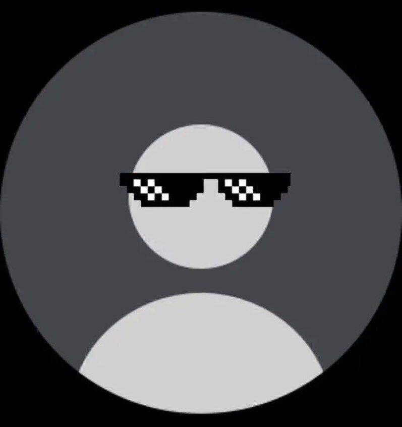 Funny Instagram pfp Profile Picture with Sunglasses