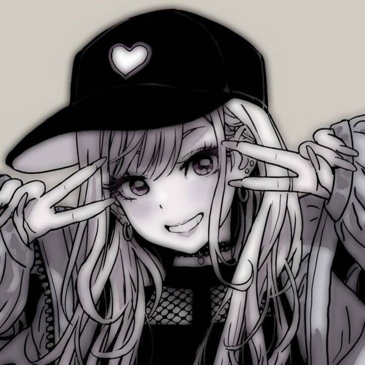 Girl with Cap and Heart pfp Profile Picture