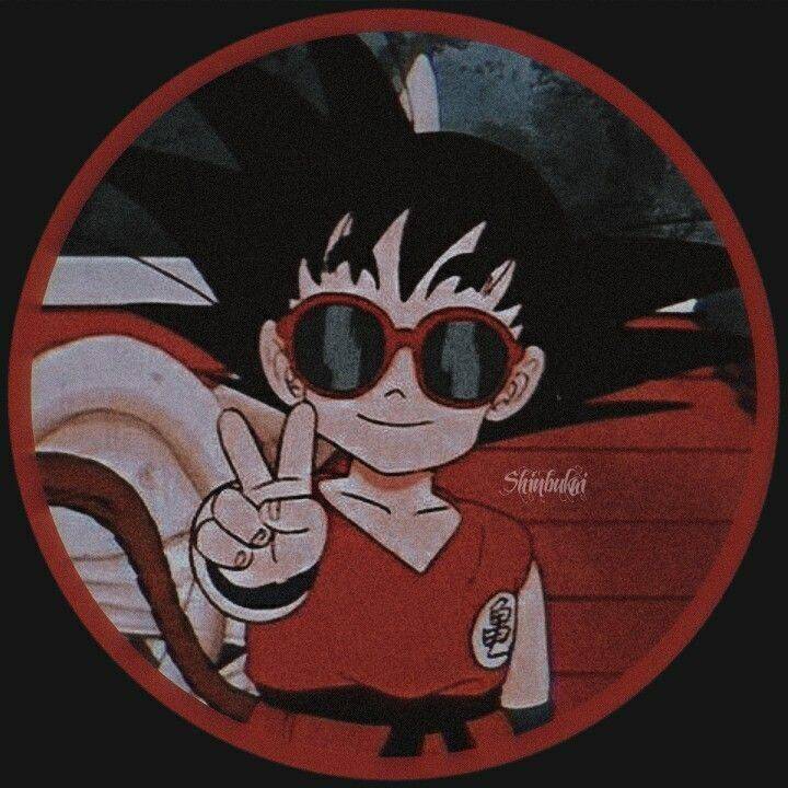 Goku pfp Profile Picture with Sunglasses
