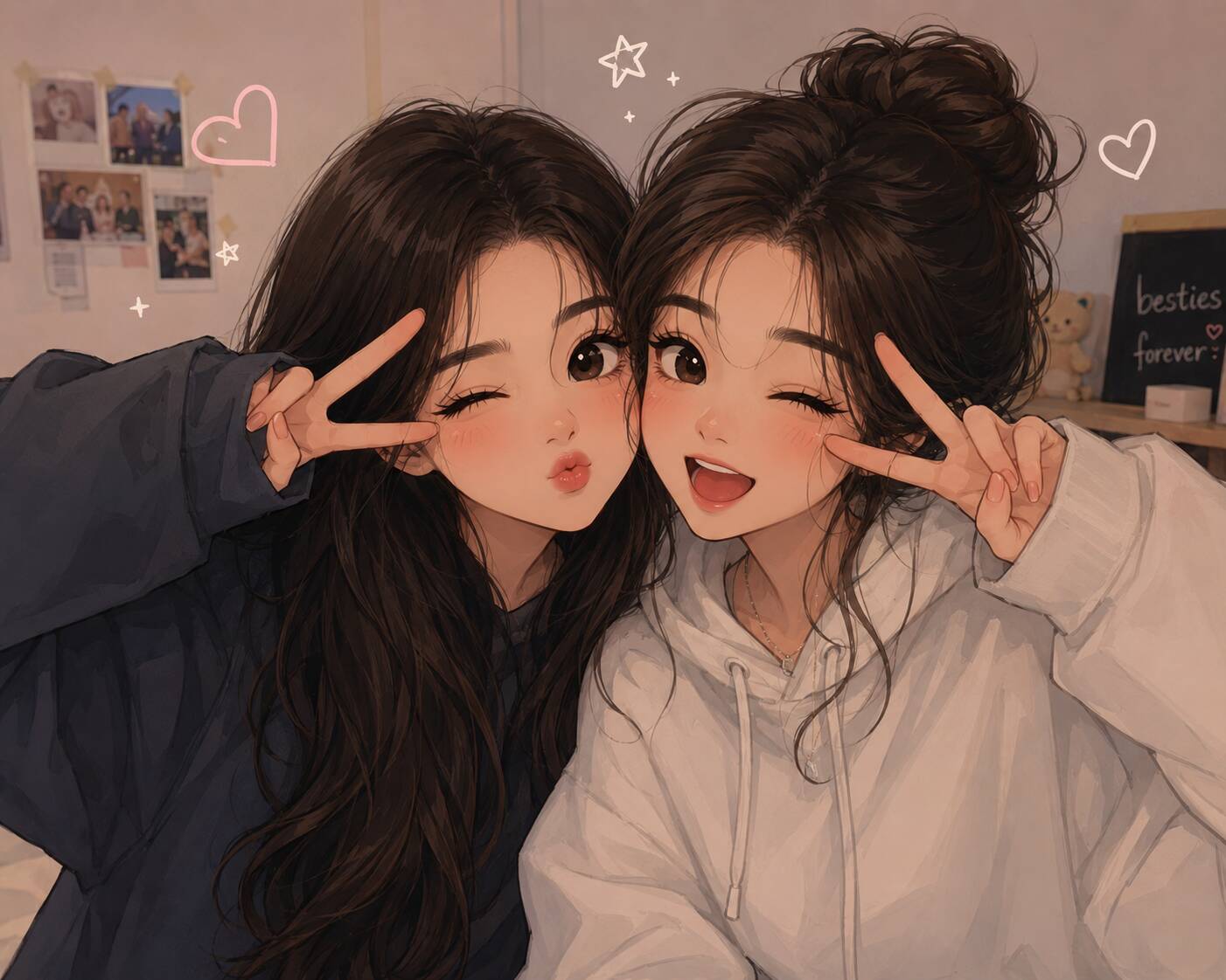 Happy Friends pfp Profile Picture for Matching Couple