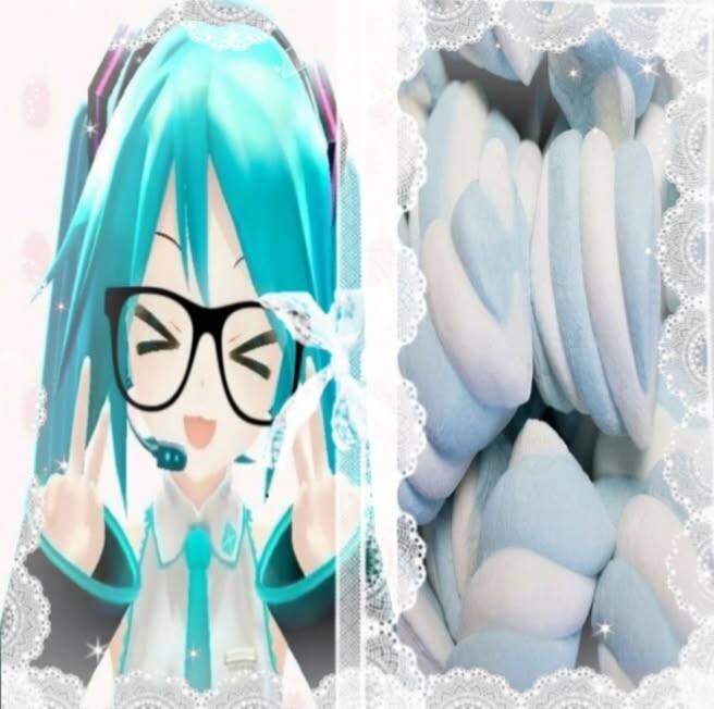 Hatsune Miku pfp Profile Picture with Glasses and Blue Hair