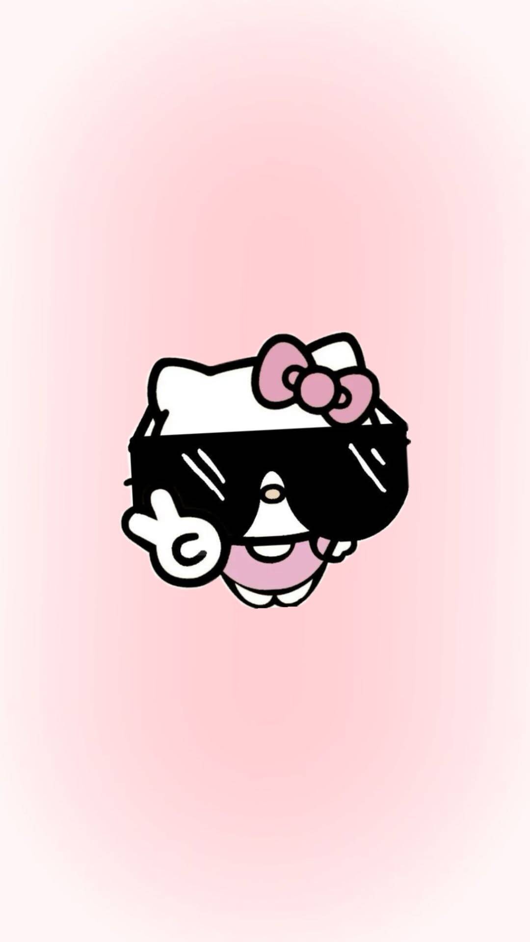Stylish Hello Kitty pfp Profile Picture with Sunglasses