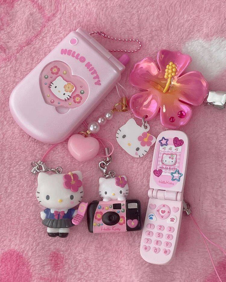 Cute Hello Kitty pfp Profile Picture with Colorful Accessories