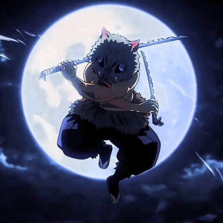 Inosuke with Swords pfp Profile Picture