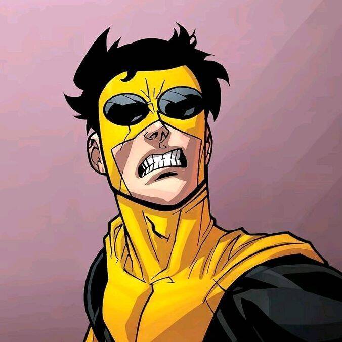 Invincible Mark Grayson with Determined Expression pfp Profile Picture