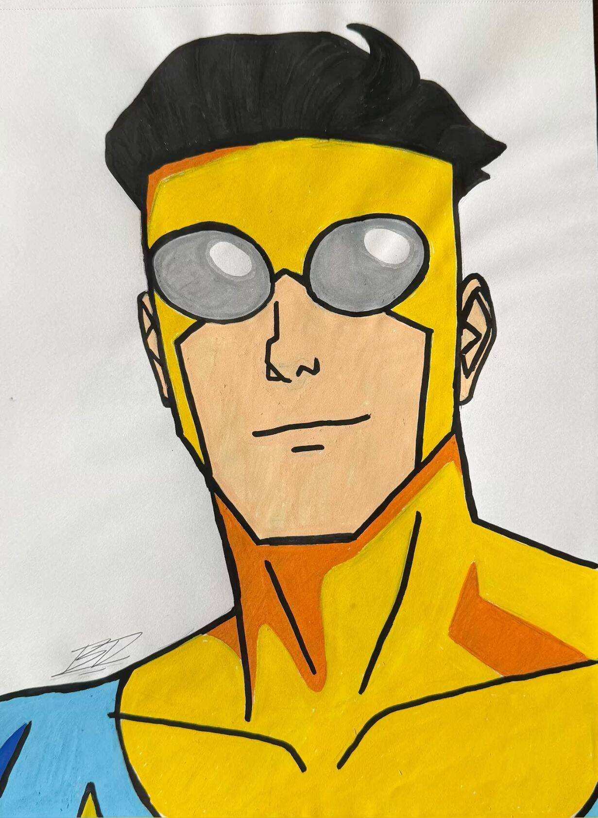 Invincible Mark Grayson with Glasses pfp Profile Picture