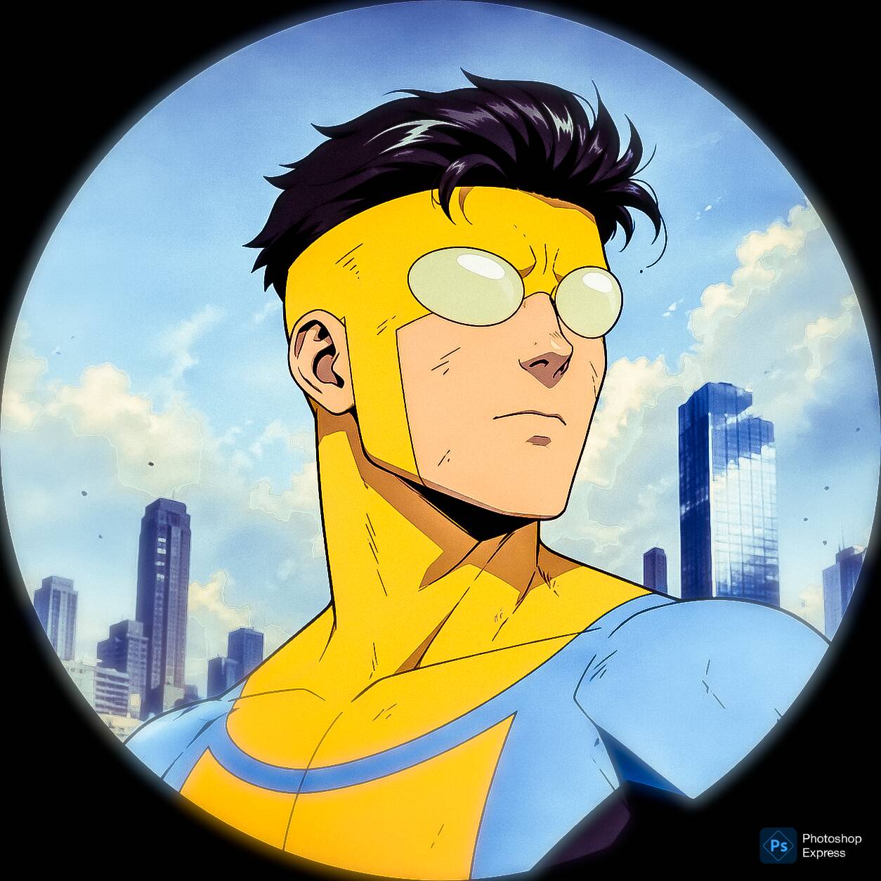 Invincible Mark Grayson with Glasses pfp Profile Picture