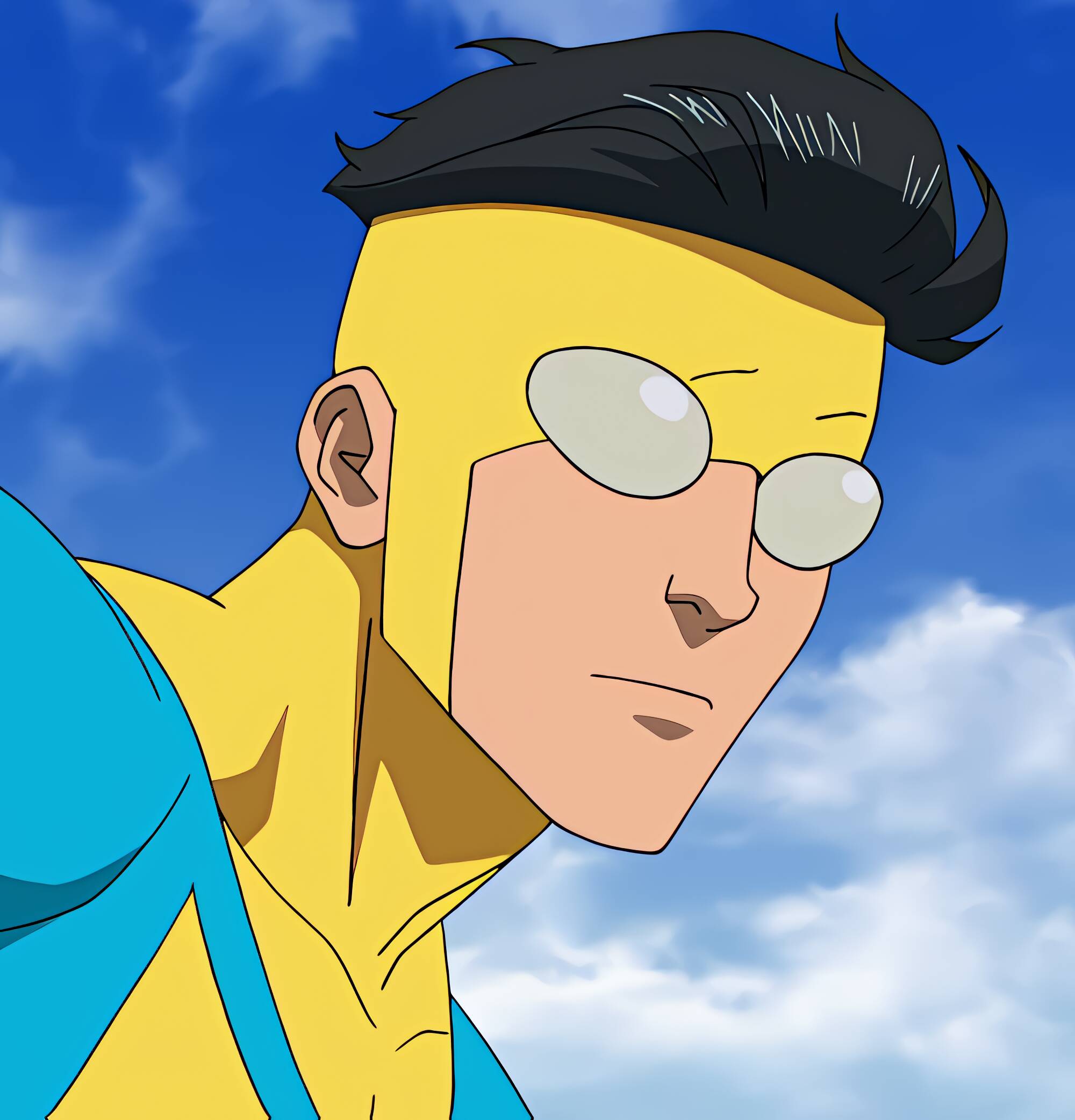 Invincible Mark Grayson with Glasses pfp Profile Picture