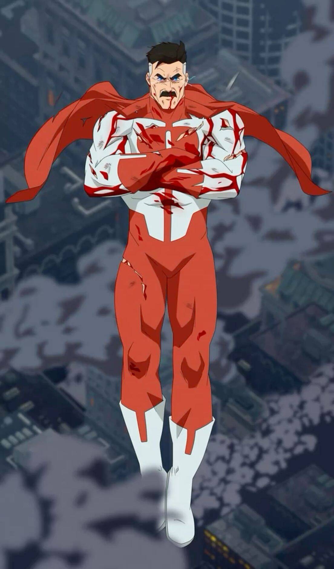 Invincible Omni Man in Red Outfit pfp Profile Picture