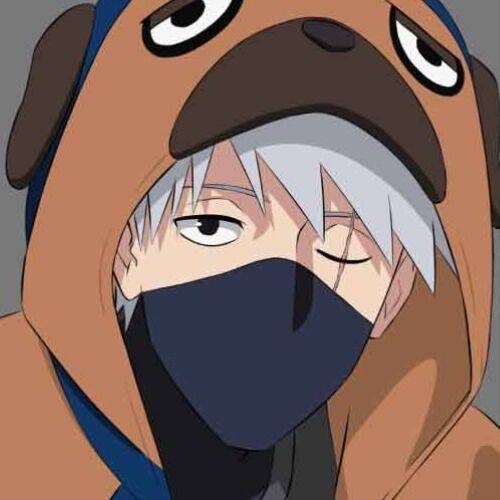 Kakashi pfp Profile Picture with Dog Hood