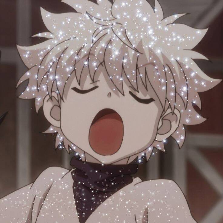 Killua pfp Profile Picture with Shiny White Hair