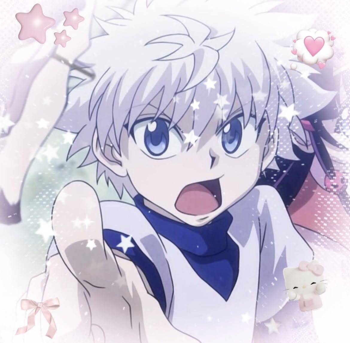 Killua pfp Profile Picture with Star Effects