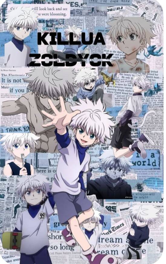 Killua pfp Profile Picture with Collage Style