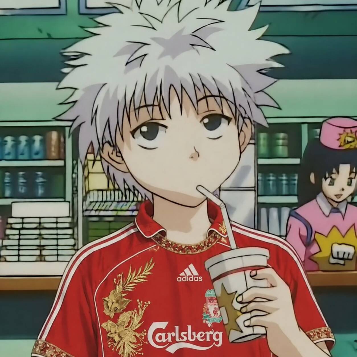 Killua pfp Profile Picture in Soccer Jersey