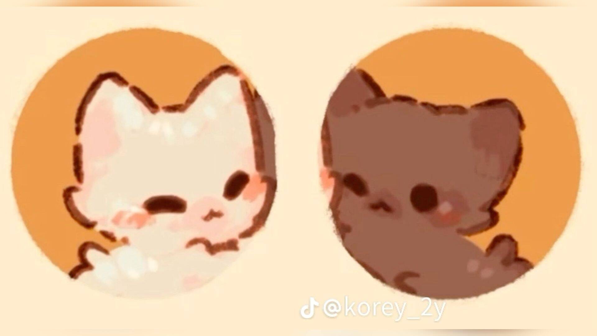 Cute Kittens Matching Couple pfp Profile Picture