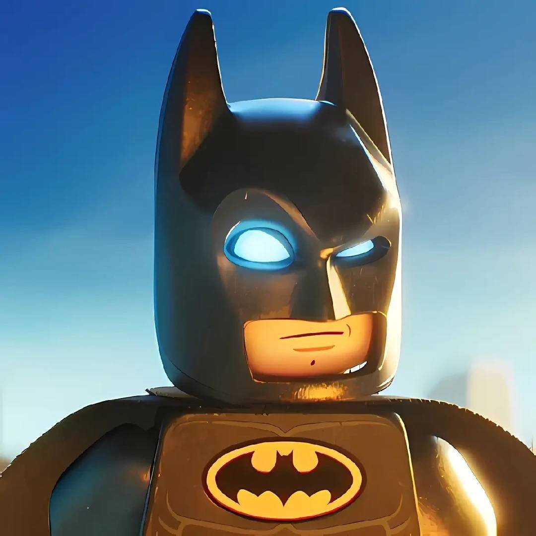 Lego Batman with Glowing Eyes pfp Profile Picture