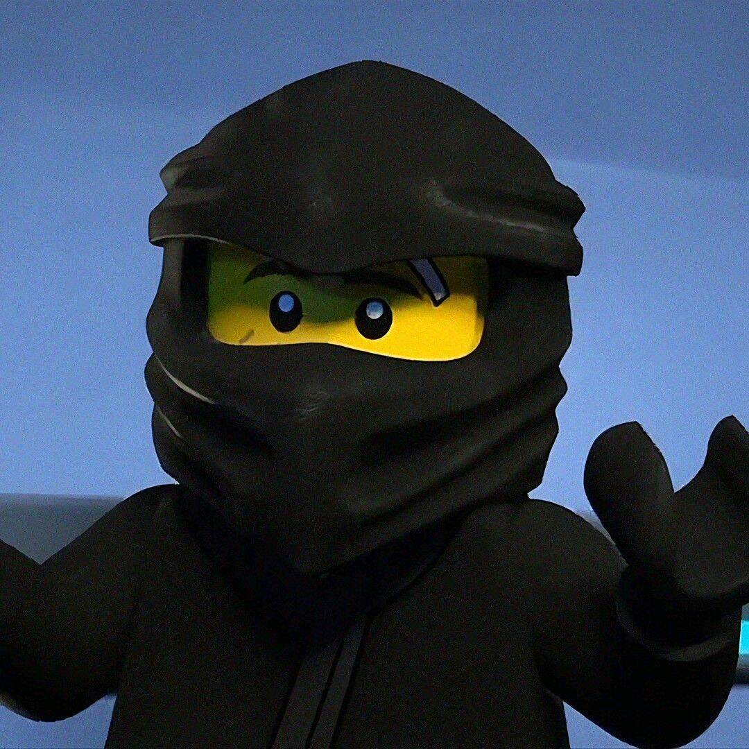 Black Profile of Lego Ninja pfp Profile Picture