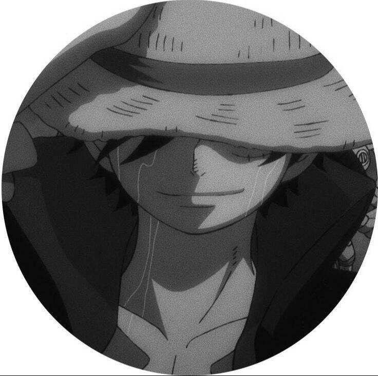 Boy​ pfp Profile Picture of Luffy with Straw Hat