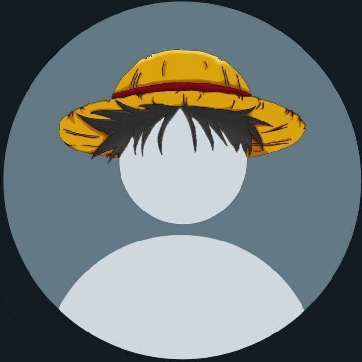 Luffy with Straw Hat Whatsapp pfp Profile Picture