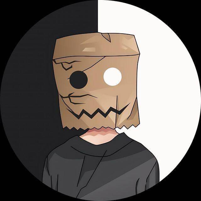 Boy​ pfp Profile Picture for Whatsapp with Paper Bag