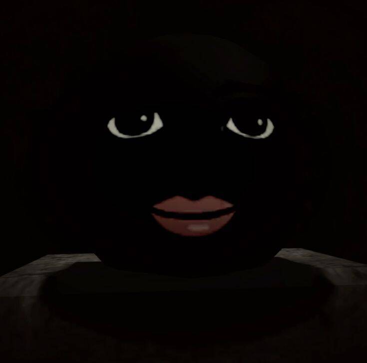Black Profile of Mysterious Character pfp Profile Picture