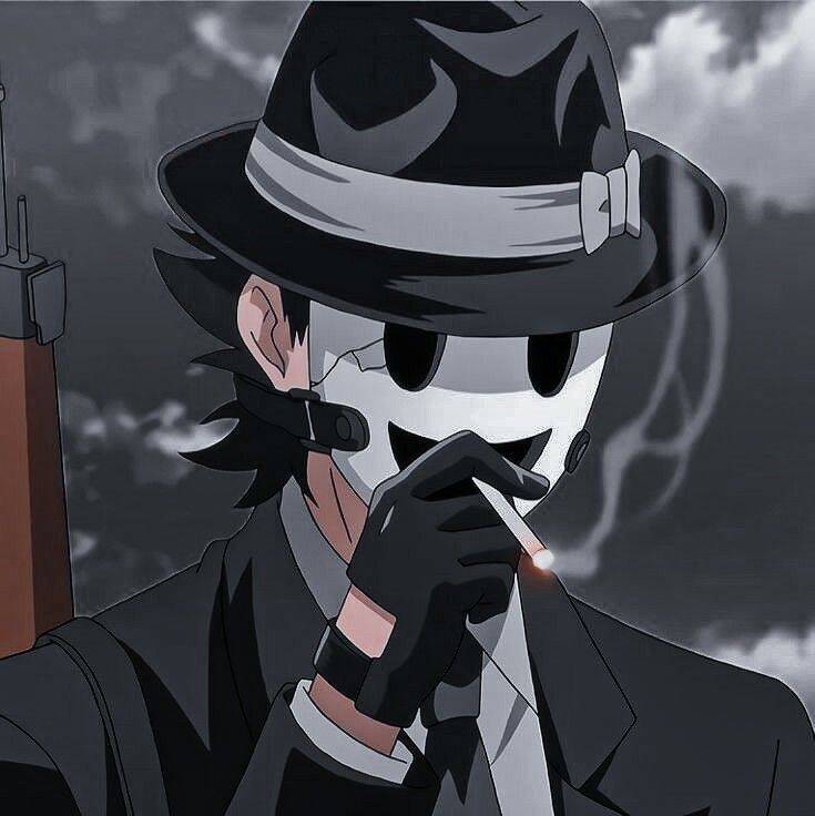 Mysterious Character pfp Profile Picture with Mask