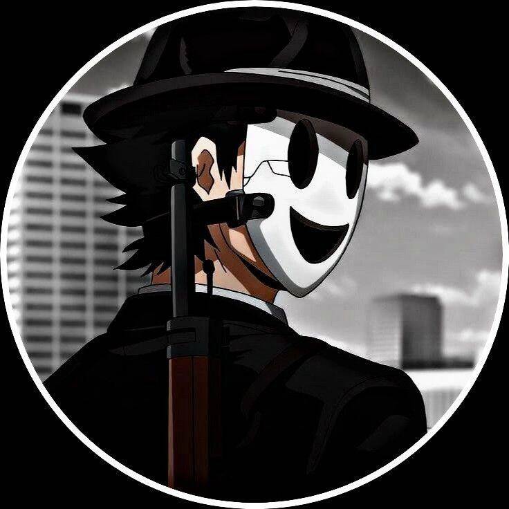 Mysterious Character with Mask pfp Profile Picture for Discord