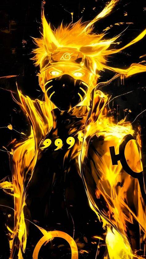 Naruto pfp Profile Picture in Bright Bijuu Mode