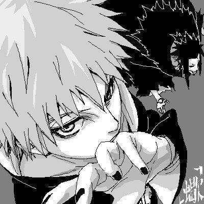 Naruto pfp Profile Picture Dark Style with Mysterious Smile