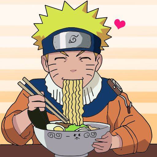 Naruto pfp Profile Picture Happy Eating Ramen