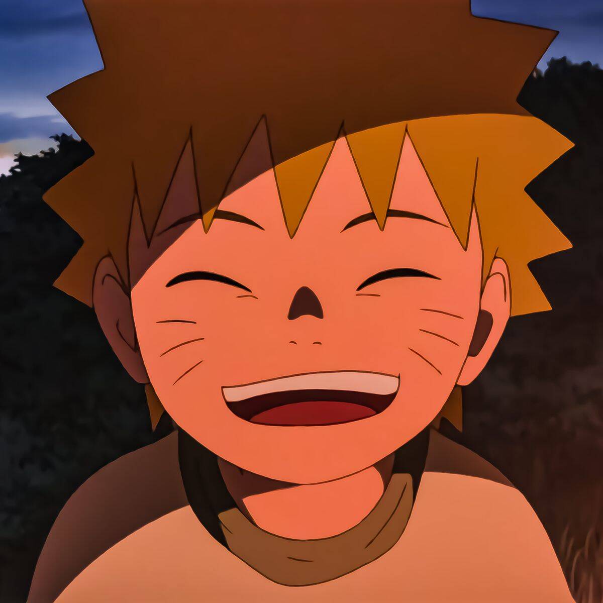 Naruto pfp Profile Picture Smiling and Happy