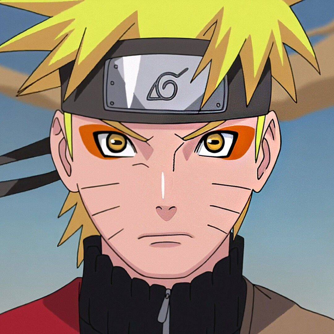 Naruto pfp Profile Picture Determined with Fire Eyes