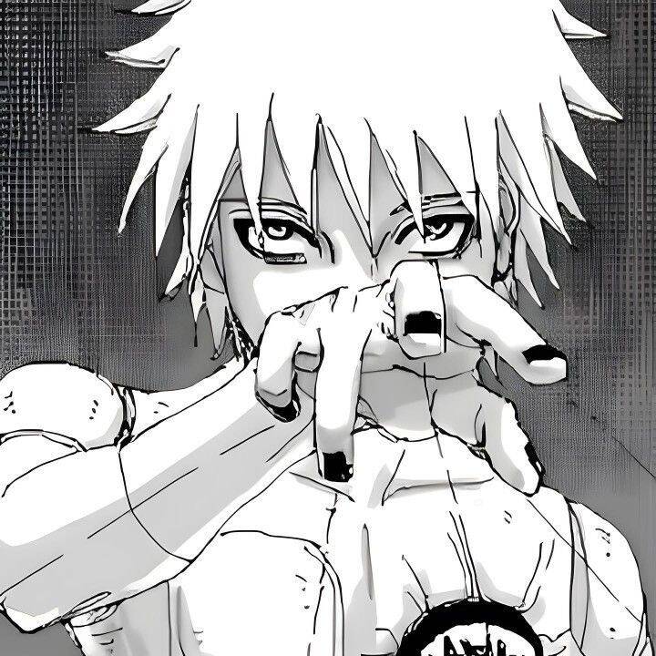 Naruto pfp Profile Picture Manga Style with Intense Look