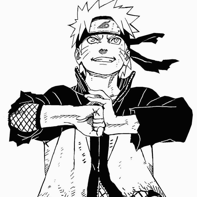 Naruto pfp Profile Picture Drawing Style with Smile