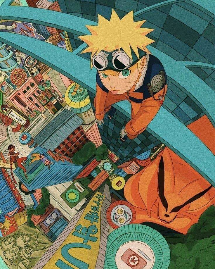 Naruto pfp Profile Picture in Action with Kurama