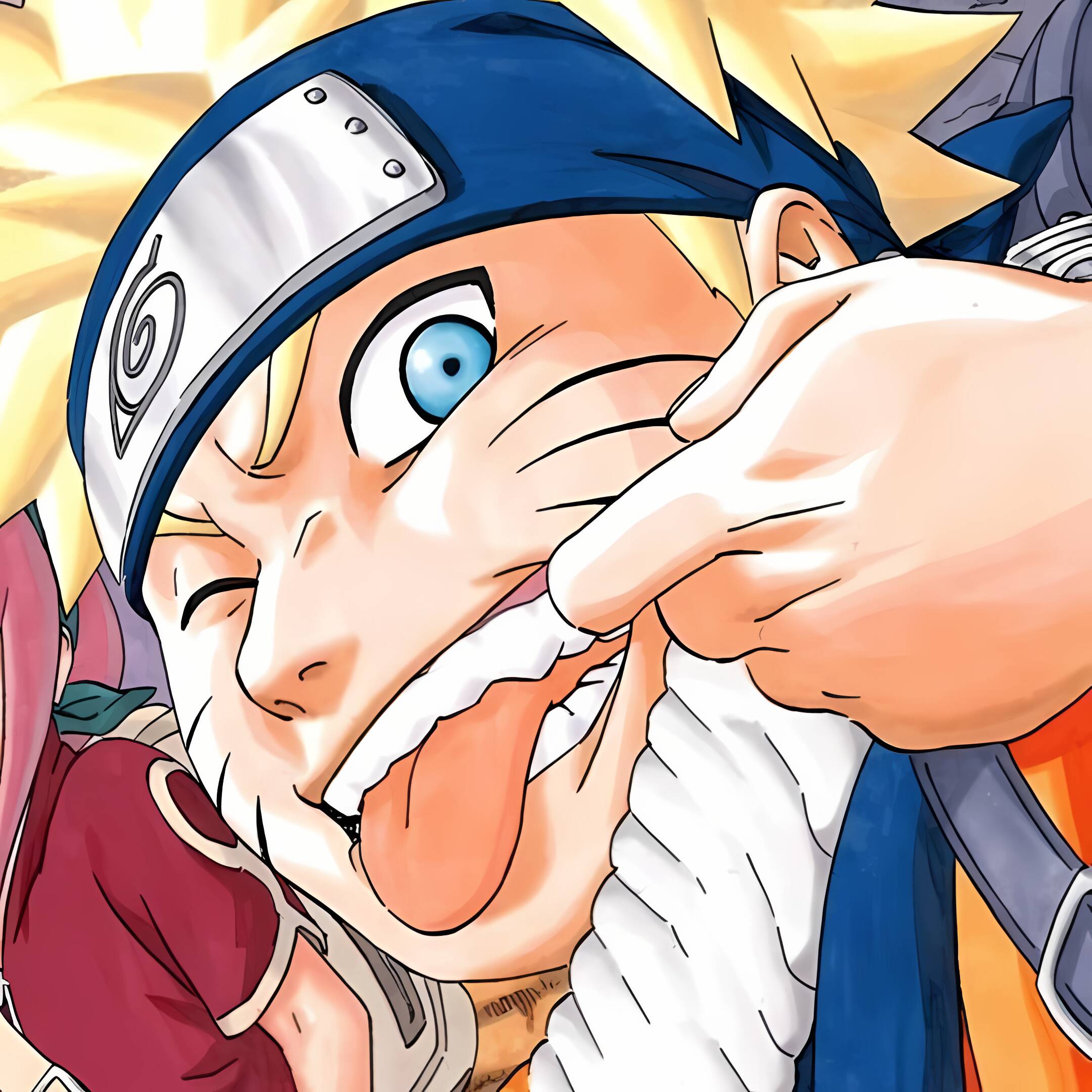 Naruto pfp Profile Picture Smiling and Playing